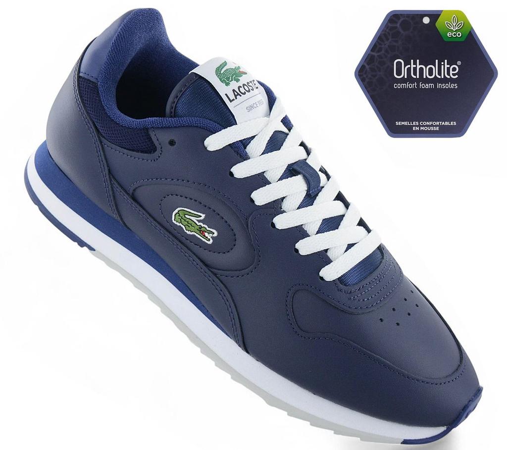 Lacoste Linetrack 224 - Herren Sneakers Schuhe Blau 748SMA0044092 ORIGINAL