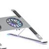 Adjustable Laptop Holder with Detachable Cooling Fan - Portable Stand for