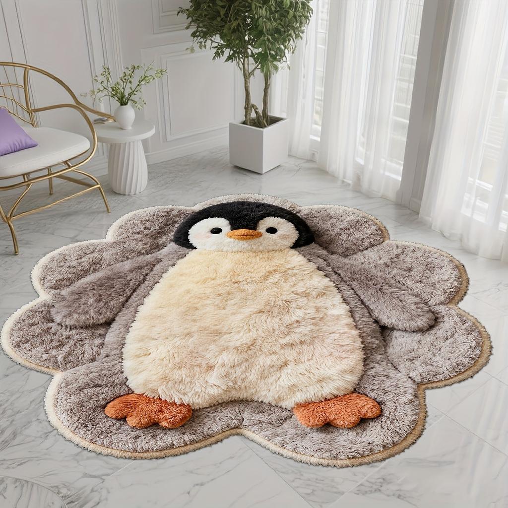 Cartoon Cute Carpet Imitation Cashmere Bedroom Bedside Stain-resistant And Easy To Care For Living Room Decoration Judith Nick Non-slip Floor Mat