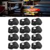 12 Pcs AMS Inlet Ceramic Ring Protector Replacement for Bambu Lab X1 P1P X1C 3D Printer AMS Guard Feed Port Protector