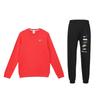 Logo Embroidered Long Sleeve Fleece Warm Casual Cuffed Knit Pants Sweatshirt Set Unisex Sweatshirt Set DX0796-010+623459-657