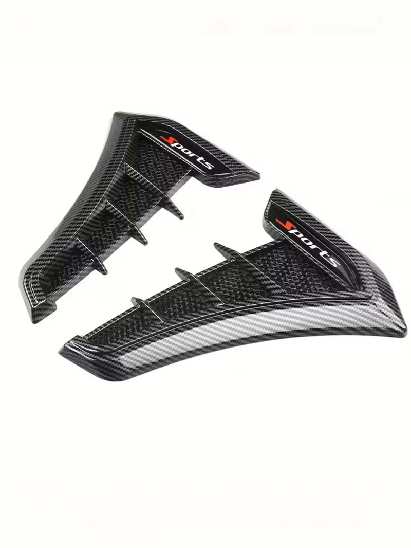 2Pc Car fender decorative stickers Universal side wing car stickers Modified fender side marking decoration