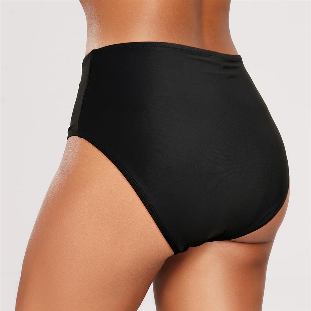 Short de bain sexy imprimé couleur unie pour femme, idéal pour les vacances en bord de mer