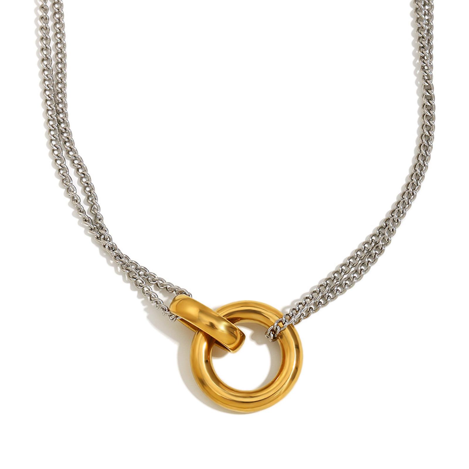 

Adjustable Length Necklace Layering Necklace Woman Clavicle Chain Business Meeting Jewelry Stylish Neck Accessory