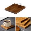 Non-Slip Acacia Wood Cup Coaster Versatile Table Protector Mat Unfinished Wood Coasters  Home Decor