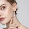 30Pcs Ion Plating(IP) 304 Stainless Steel Ear Stud Findings with Ear Nuts/Earring Backs and Hole Textured Flat Round with Spot Lines Rose Gold 12mm