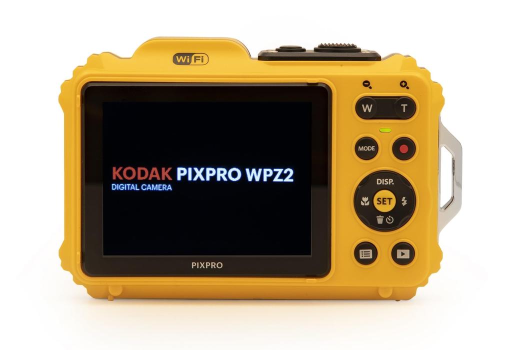 Appareil photo numérique compact Kodak PIXPRO KODAK WPZ2 2025 domestique, étanche à la poussière et aux chocs, mode CALS, 16 millions de pixels, zoom optique 4x, jaune SD