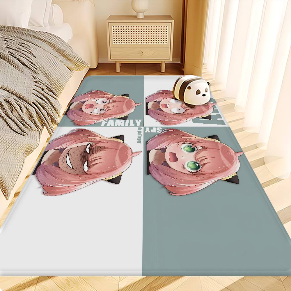 Anime Spy X Family Anya Room Mats Cheaper Anti-slip Modern Living Room Balcony Printed Household Carpets