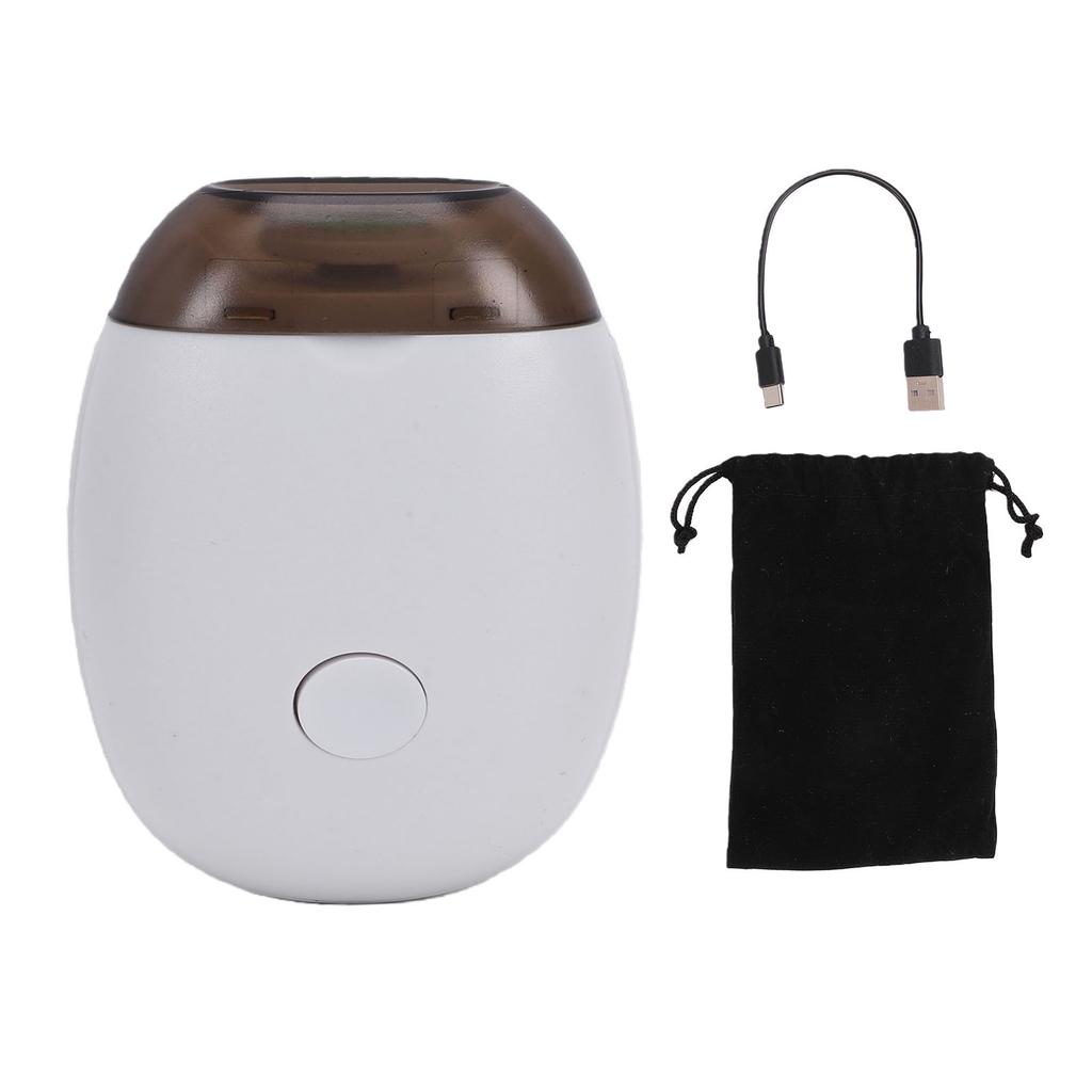 Electric Nail Clipper 3 Speeds USB Rechargeable Low Noise Automatic Nail Trimmer with LED Light for Home Travel