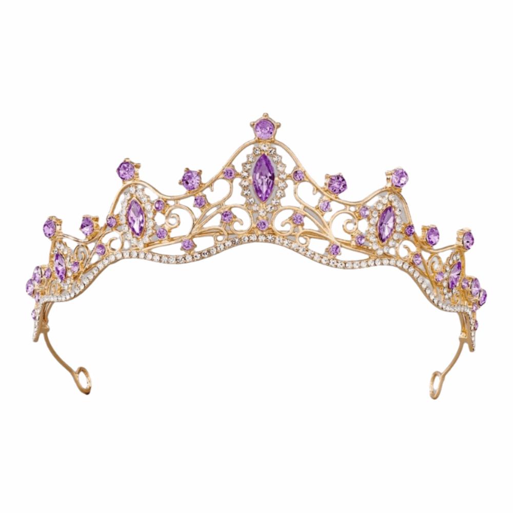 Baroque Queen Princess Crown Rhinestone Prom Jewelry New Crystal Tiara  Wedding Party