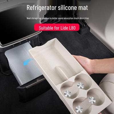 L80 Refrigerator Cup Holder Anti-slip Silicone Mat