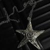 Bohemian Style Statement Big Star Pendant Necklace For Women Girls Retro Exaggerated Starfish Pendant Necklace Accessories Gifts