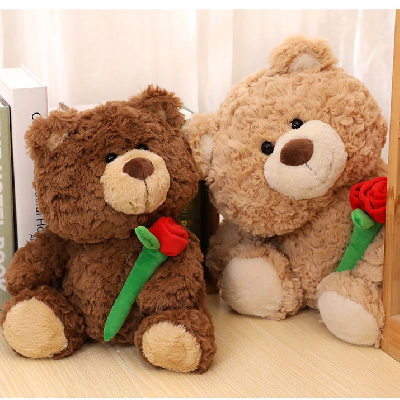 Theme Bear Teddy Plush Toy Doll Pillow Soft And Comfortable Valentines Gift Day