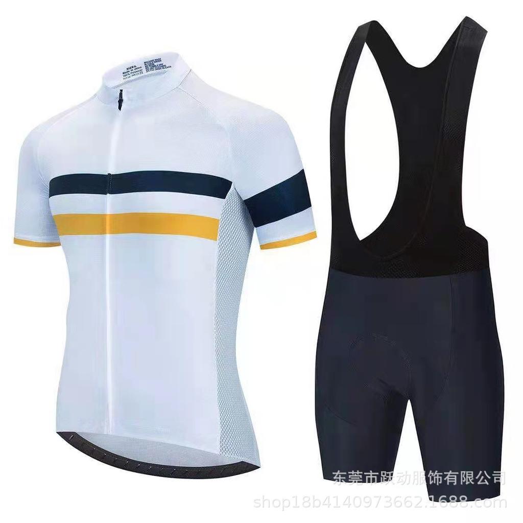 Summer men's and women's short-sleeved cycling suit road bike cycling suit overalls