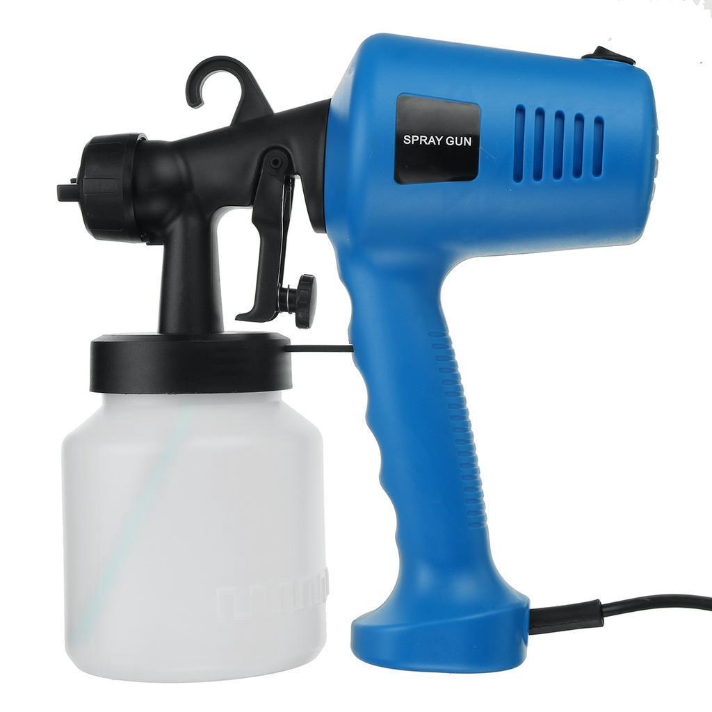 AC 220V Air Spray Guns Copper Motor 400W Electric Paint Sprayer Disinfection Blue 800ml