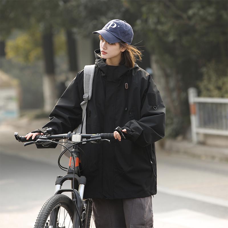 Unisex nepromokavá větruodolná horská bunda pro turistiku, cyklistiku a outdoorové aktivity