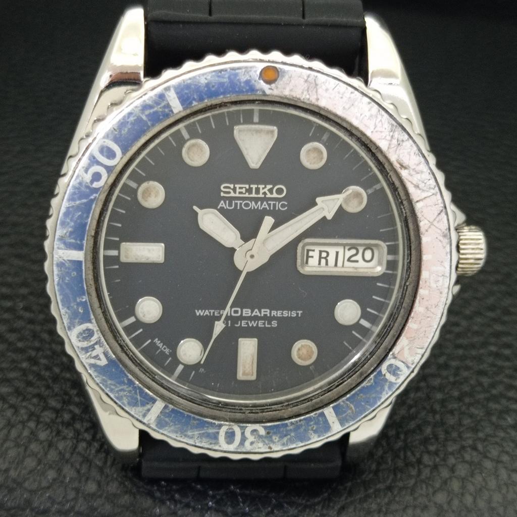 JAPAN VINTAGE SEIKO 5 AUTOMATIC 7S26A MENS ORIGINAL DIAL WATCH a702389-5 R124-a702389