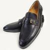 Fashion Formal Loafers For Males British Buckle Dress Shoes Classic Retro Rubber Outsole Casual Daily Office Wedding Party Men Footwear