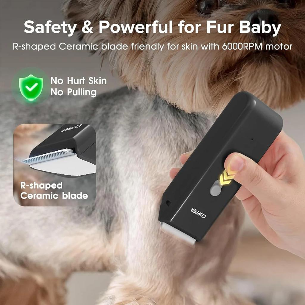 Cordless Dog Clipper Rechargeable Pet Hair Trimmer Low Noise Professional Cat Puppy Grooming Haircut Machine Electric Cutters