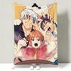 Anime G-Gintama Throw Soft Warm Flannel Throw Blanket, Multi-use for Sofa Bed Office Nap