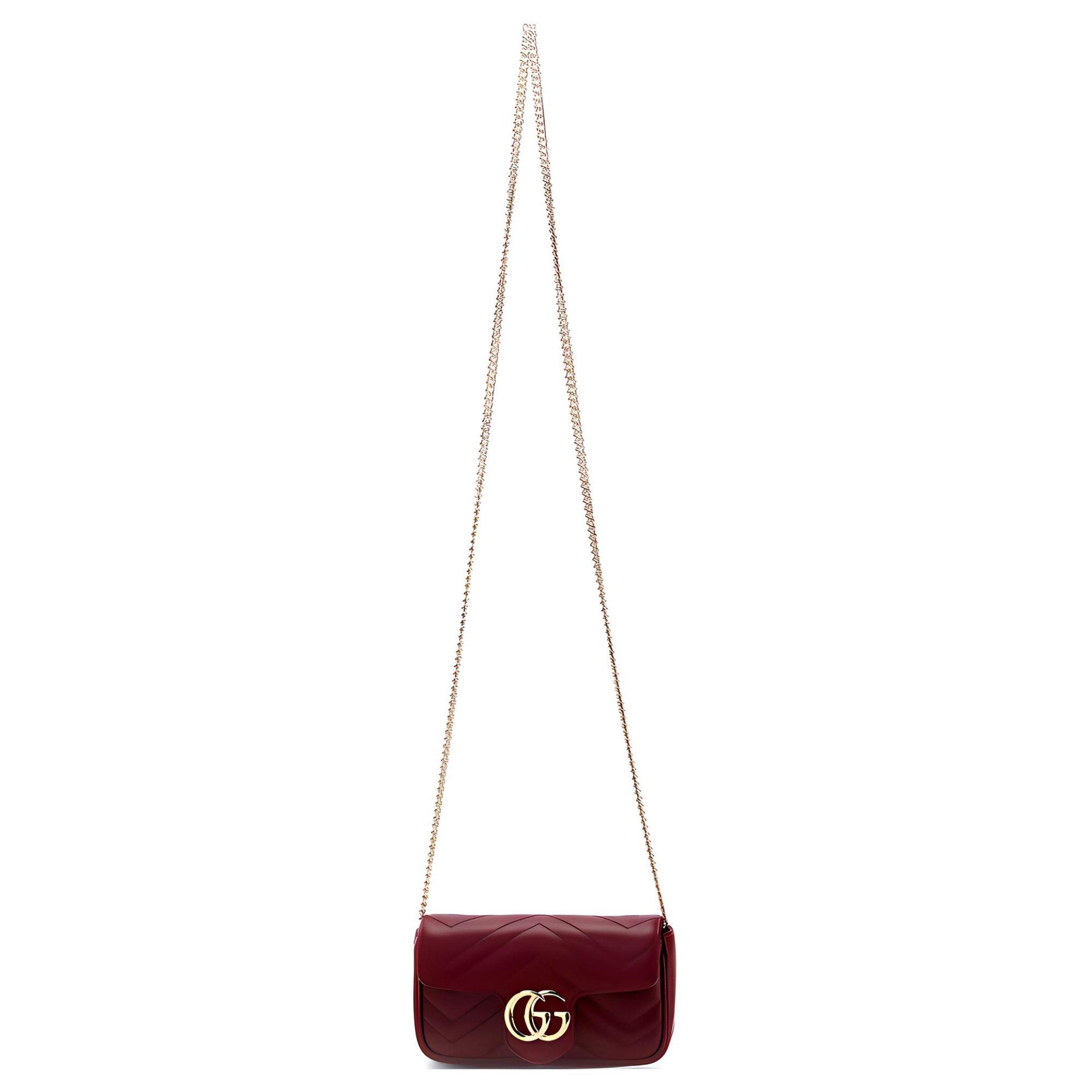 GUCCI GG Marmont Leather Shoulder Bag