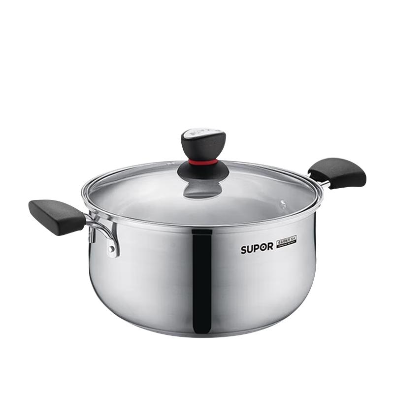 

Supor 304 Stainless Steel Soup/Milk Pot, 22cm