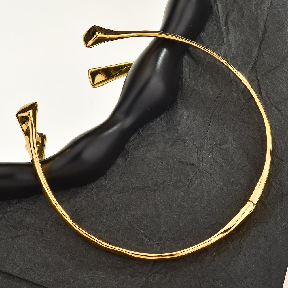 Temperament Opening and Closing Collar, Trendy Light Luxury Fashion Accessory, Pendant Necklace