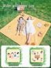 Waterproof Portable Picnic Mat: Thickened, Moisture-Proof for Camping & Outdoor Use