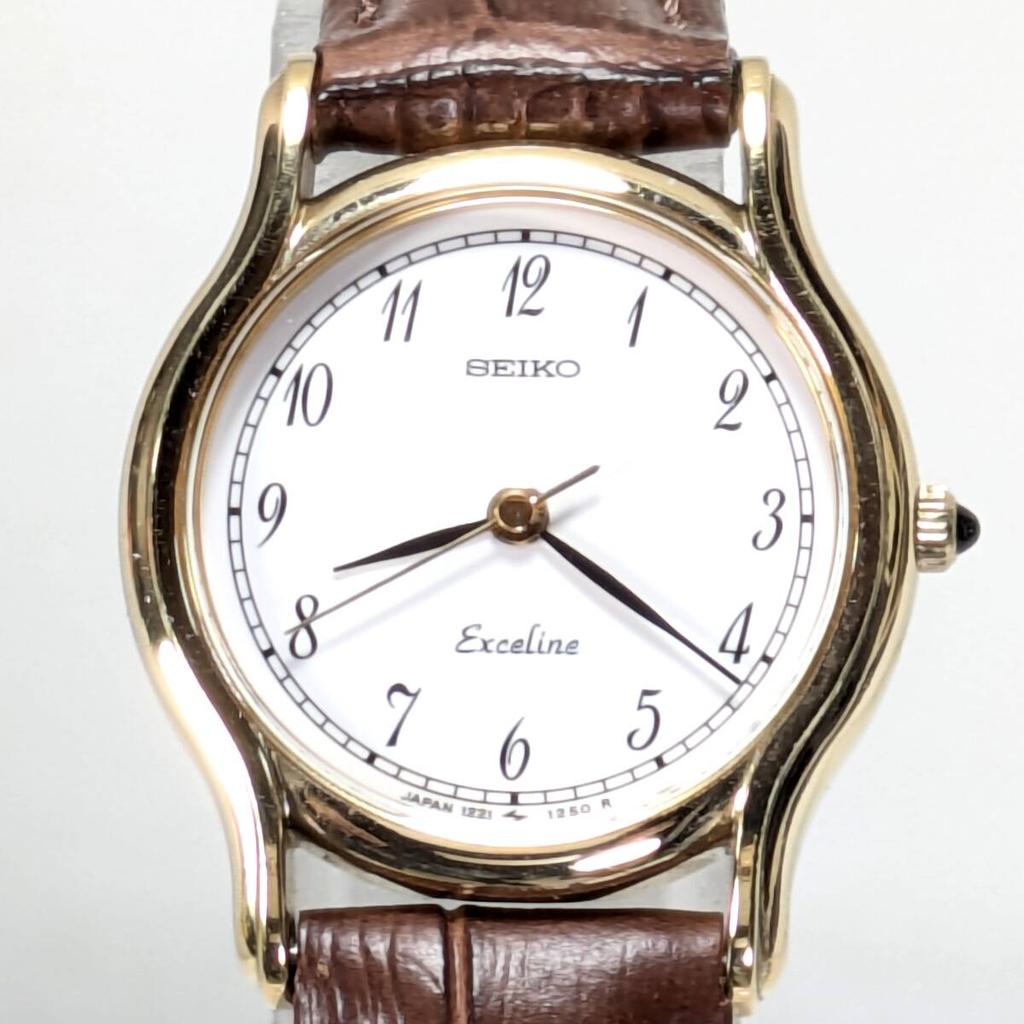 SEIKO Exceline Battery and Strap Working Ladies' Watch, Replaced, Condition, Y-77