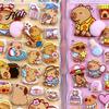 Mobile Phone Case Decal 3D Puffy Stickers Panda Rabbit Bear Animal Squishy for Aesthetic Sticker Assortment Kids Cute Bubble Butt Crafts Decor