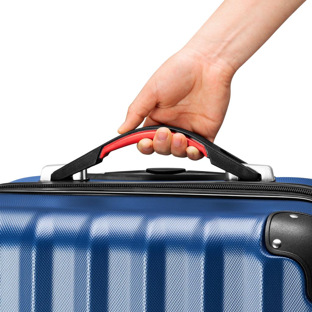 MADERA navy blue 3-in-1 wheeled suitcase set