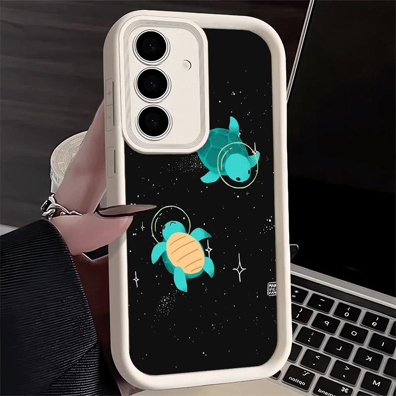 Phone Case for Samsung Galaxy A17 A16 A15 A14 A13 Cartoon Ocean Sea Turtle A56 A36 A26 A55 A35 A25 A54 A34 A24 A53 A33 A23 A07 A