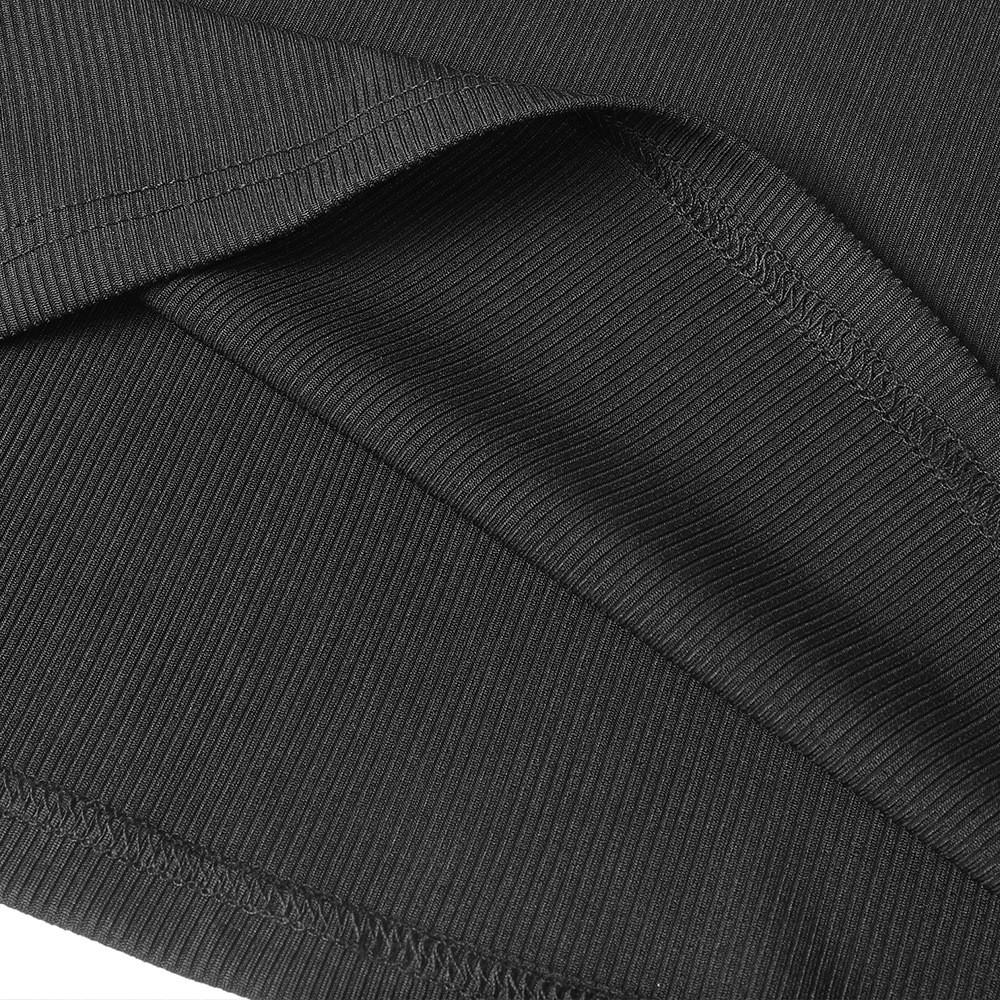 Dámské sexy tričko s hlubokým V-krajkovým límcem a krajkovým krátkým rukávem, slim fit top