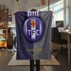 Toulouse Football Club Flanelldecke mit Aufdruck, Hohe Qualität, Bequem für alle Jahreszeiten, Heimdekoration, Wärme und Komfort