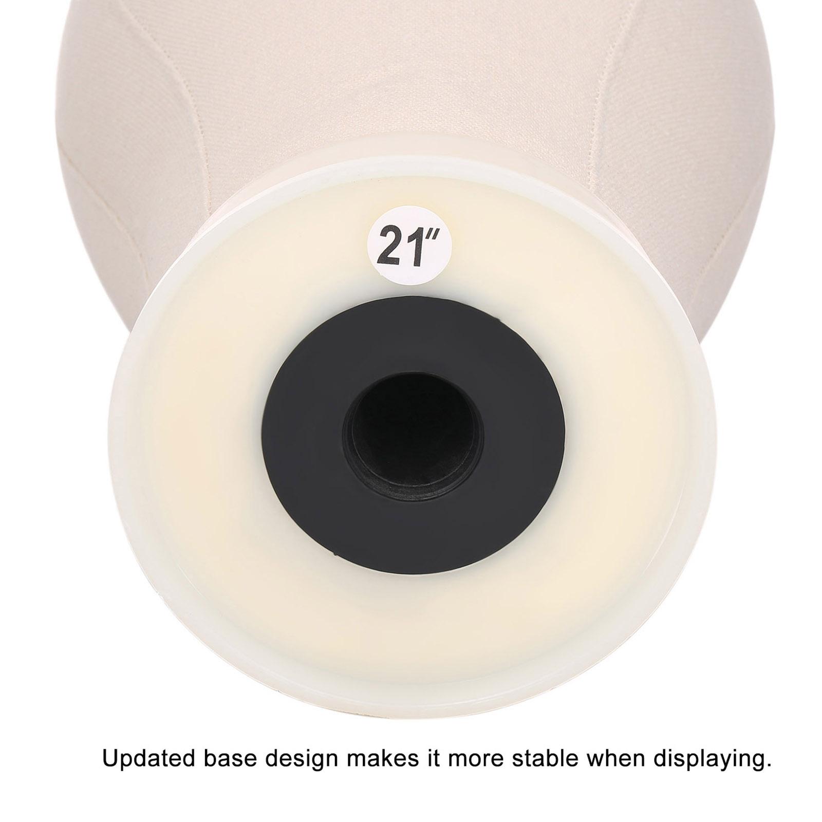 

Bestauty Canvas Block Head Mannequin Head Wig Display Styling Head Manikin Canvas Head бежевый