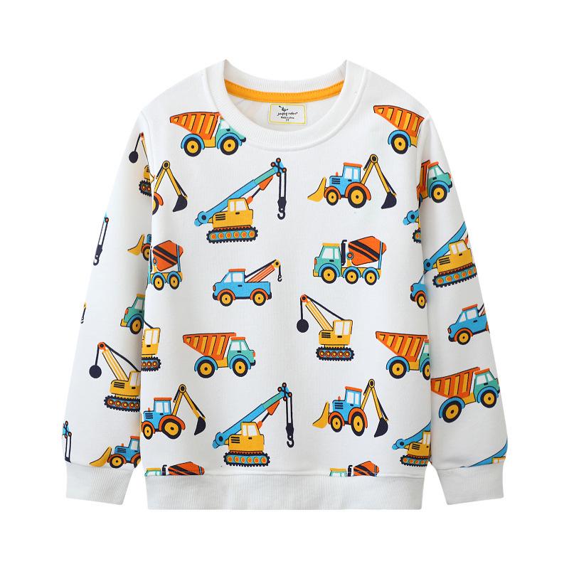 Spring & Autumn Cartoon Hoodie for Toddlers & Kids