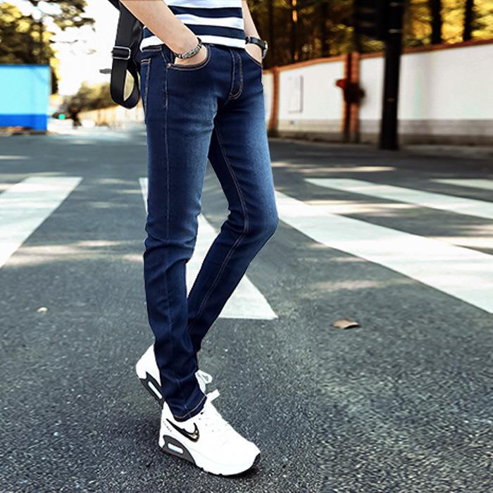 

Мужские облегающие эластичные джинсы скинни 36