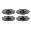 4Pcs Tubing Cutter Wheel Replacement Manganese Steel 27x6.3x5mm Ultra Thin Copper Pipe Cutter Wheel