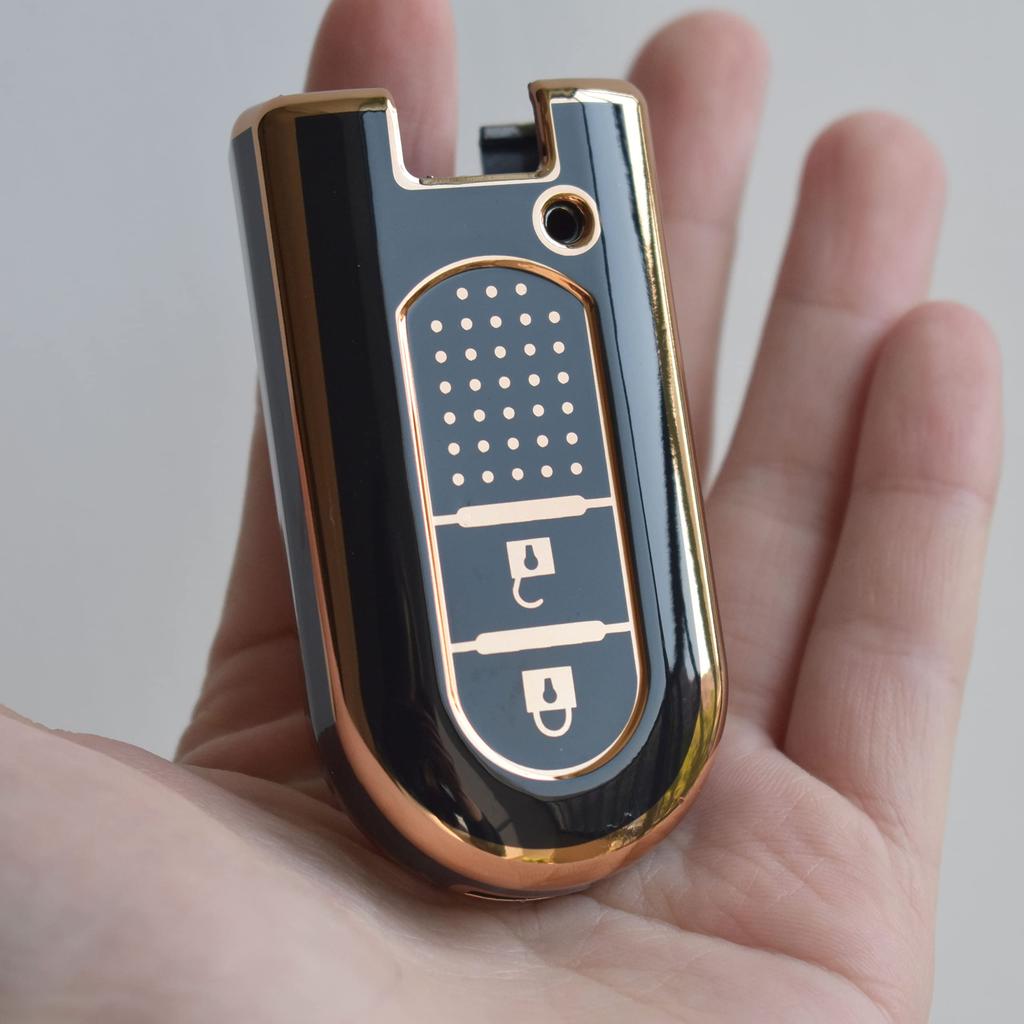 SANRILY Daihatsu Key Case, Key Holder, Key Cover, Key Protection, Tanto Move, Custom Move,