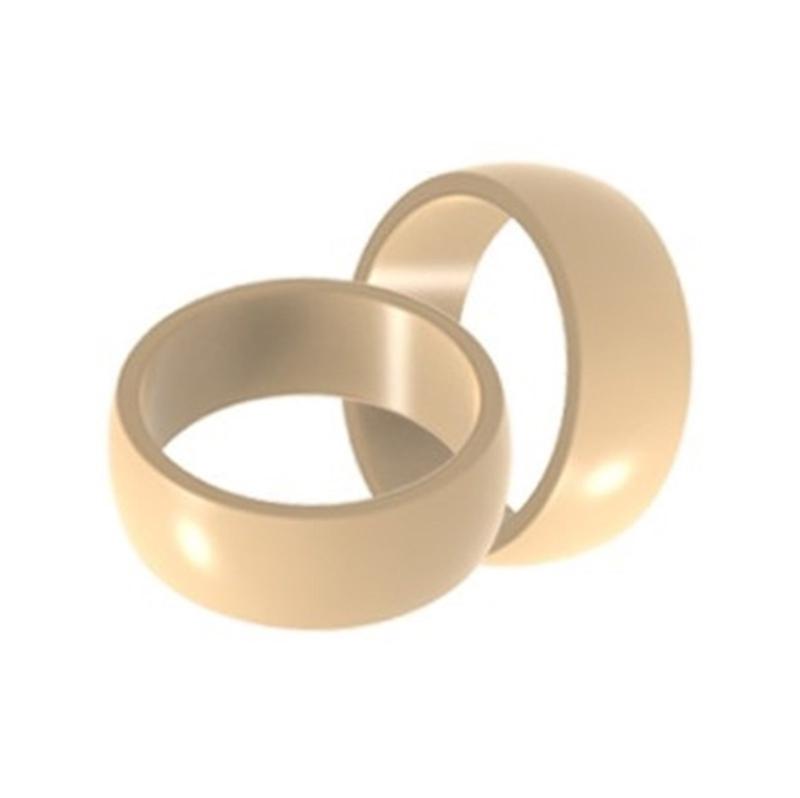 Soft Elastic Silicone Rings Lightweight and Sweatproof Sports Ring for Women Men Waterproof Finger Accessories