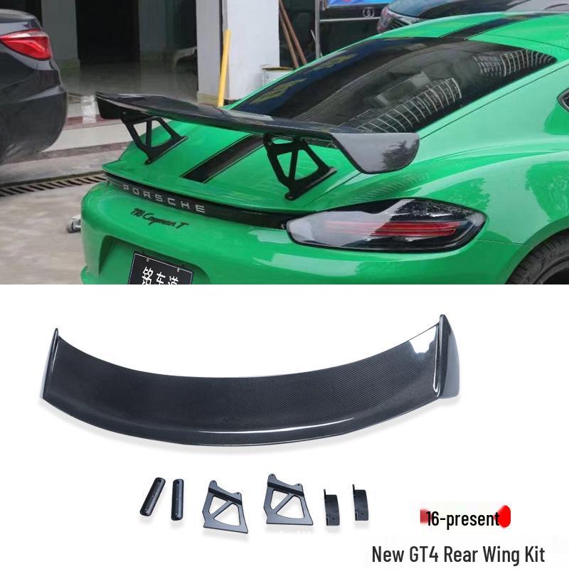 

Porsche 718/981/987 Cayman/Boxster GT4RS Carbon Fiber Rear Wing