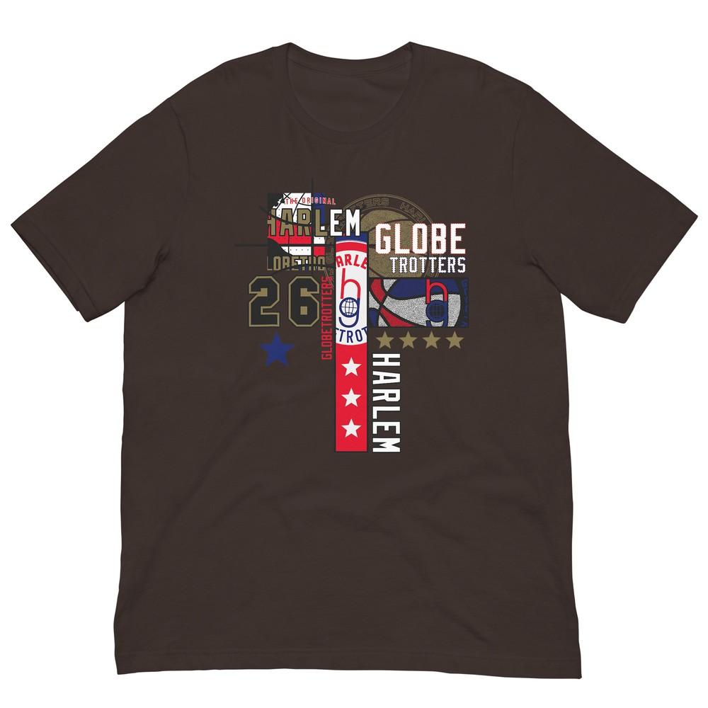 Harlem Globetrotters Logo Trickshot Masters Basketball Fan Tshirt S