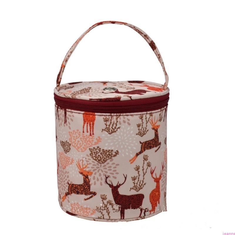 Wool Bag Storage Organizer Yarn Storage Bag Knitting Bag Portable Yarn Holder Carry Case Crafts Storage for Crochet Hook