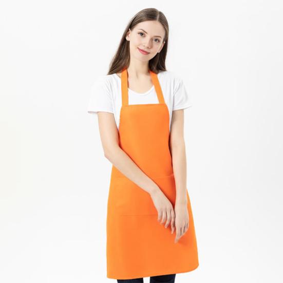 Kitchen Apron Wrinkle Resistant Adjustable Straps Back Lace Apron with Large Front Pocket Cooking BBQ Waiter Chef Aprons for Home Restaurant Cafe Use