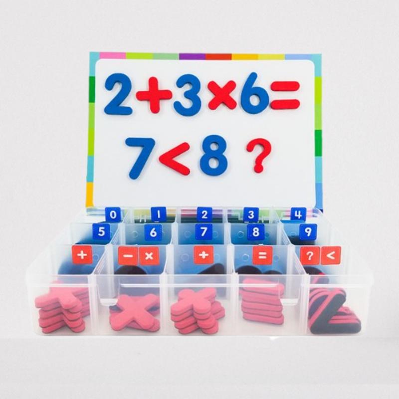 

Магнитный набор букв и цифр Пенопластовый алфавит Abc Развивающая игрушка для детей Red blue number/operation symbol