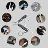 ALMIGHTY EAGLE PC22 Model 11-in-1 Multitool Mini Pocket Folding Stainless Steel Screwdriver Pliers Saw Blade File OEM