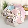 1pc Little Twin Stars Fully Automatic Folding Portable Cartoon Umbrella, 8 Steel Frames, Three-Fold Design, Suitable for All Seasons, Suitable for Out