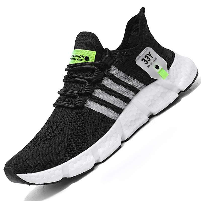 Men Shoes Breathable Classic Running Shoes For Women Outdoor Light Comfortable Mesh Shoes Slip On Walking Sneakers Unisex Tennis