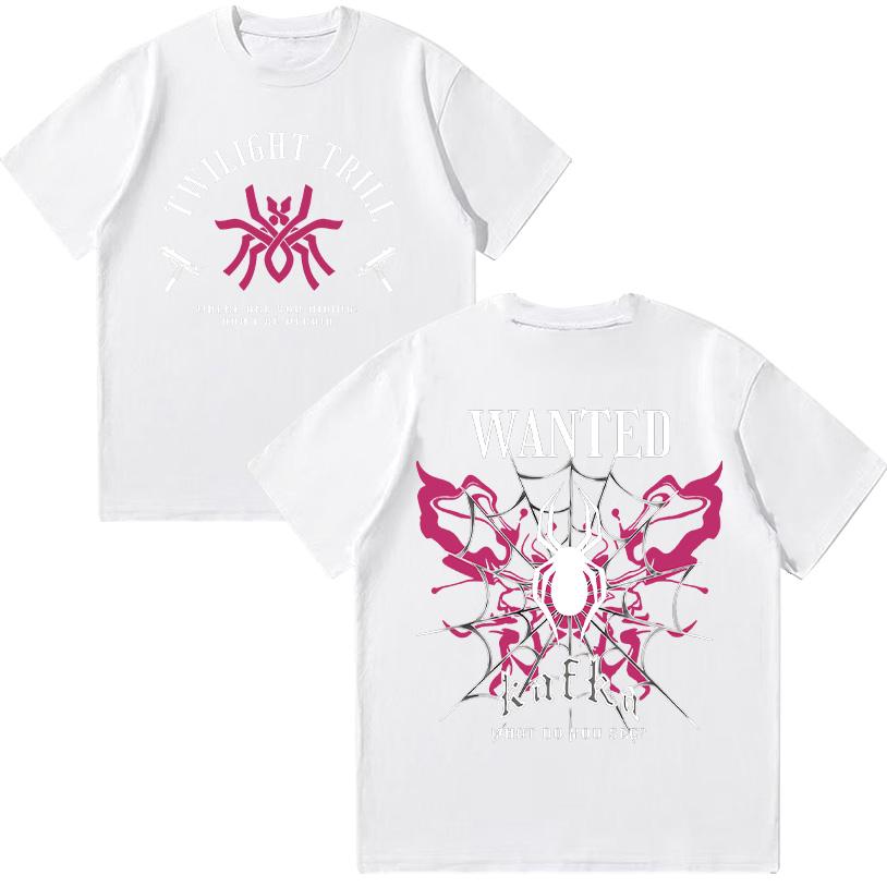 Kafka Themed Honkai Star Rail Unisex T-shirt Anime Cotton High Quality Tees Kawaii Casual Short Sleeve Women Men Summer Clothing