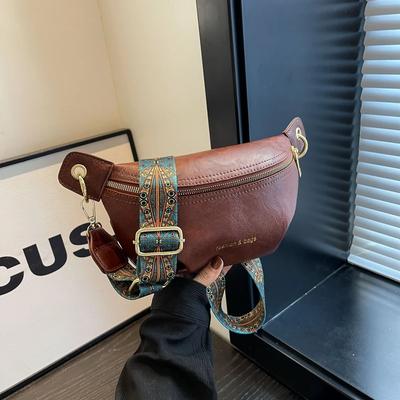PU Zipper Youth Ladies Waist Packs Advanced Sense Bolsas femininas crossbody em promoção Marca Hot Sale